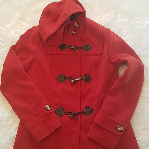 Jackets & Blazers - 🎅F21-Hooded Peacoat 🎅